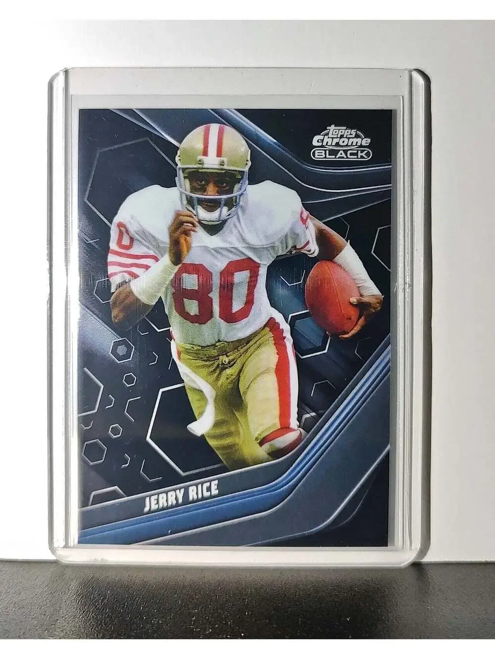 Jerry Rice 2023 Topps Chrome Black NFL #146 Card San Francisco 49ers
